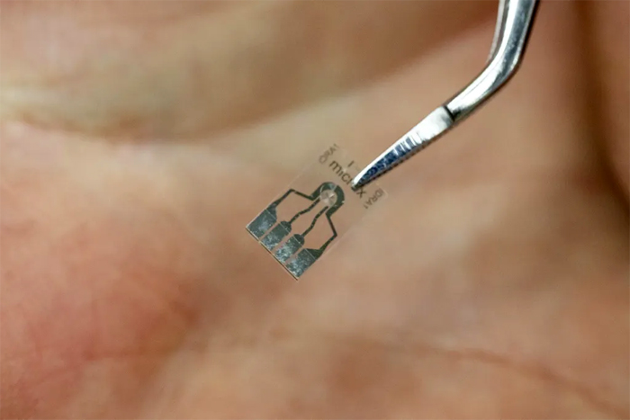 Печатный микрожидкостный чип